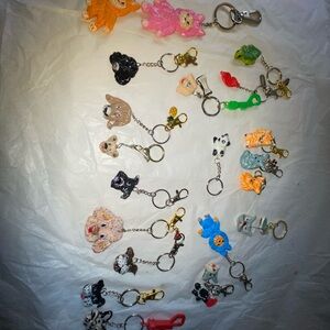 Colorful  mini Animal Keychain 3x$10